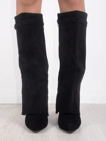 Women's Buckle Knee High Boots | Winter
