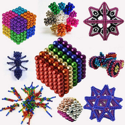 Magnetische Bauspielzeuge - Kleine Magnetkugeln für kreative Konstruktionen