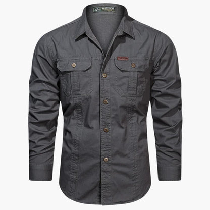Herren Cargo Hemd | Langarm