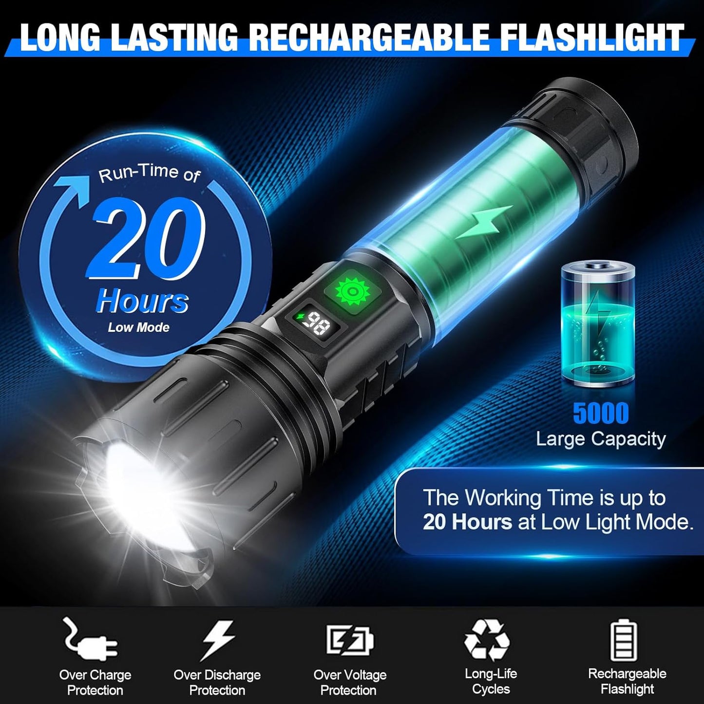 Ultra-Hochintensive Taschenlampe