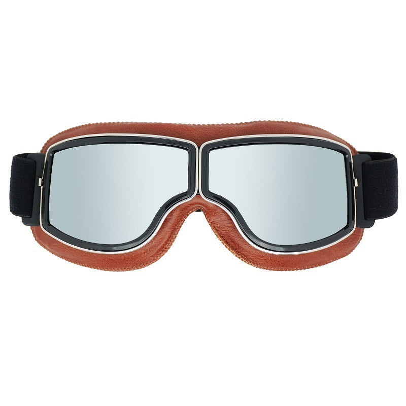 Vintage-Motorradbrille für Herren | Polarisiert