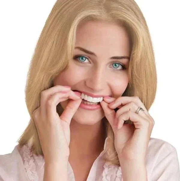 Snap-On Veneers für obere und untere Zähne für ein sofort natürliches Lächeln