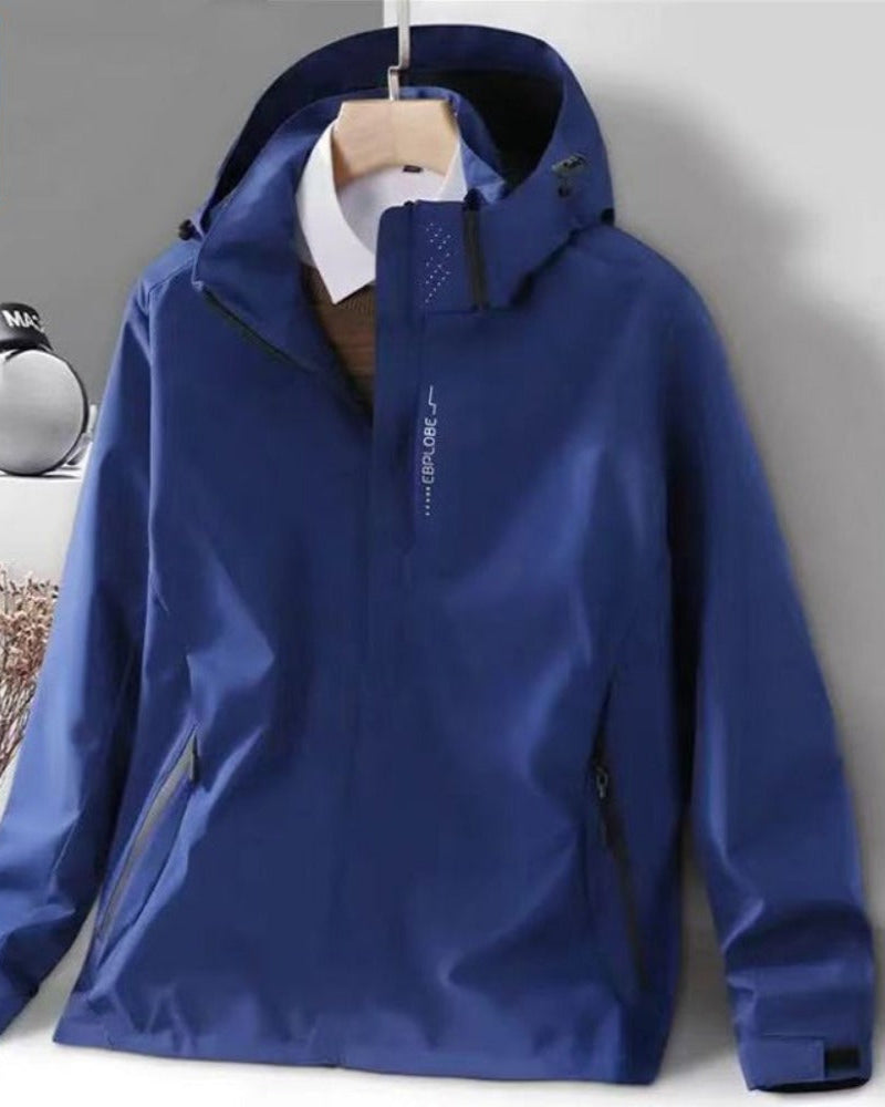 Wasserdichte Kapuzenjacke mit Reißverschluss für Damen – Marcia
