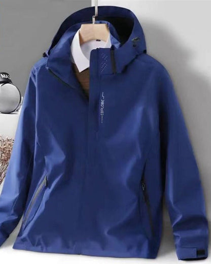 Wasserdichte Kapuzenjacke mit Reißverschluss für Damen – Marcia