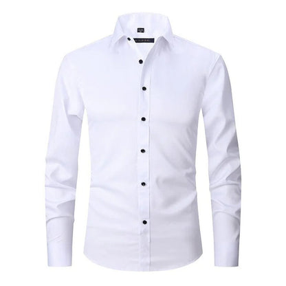 Herren Elastisches Hemd | Langarm