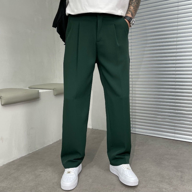 Herren Bundfalten Sommerhose | Lockere Passform