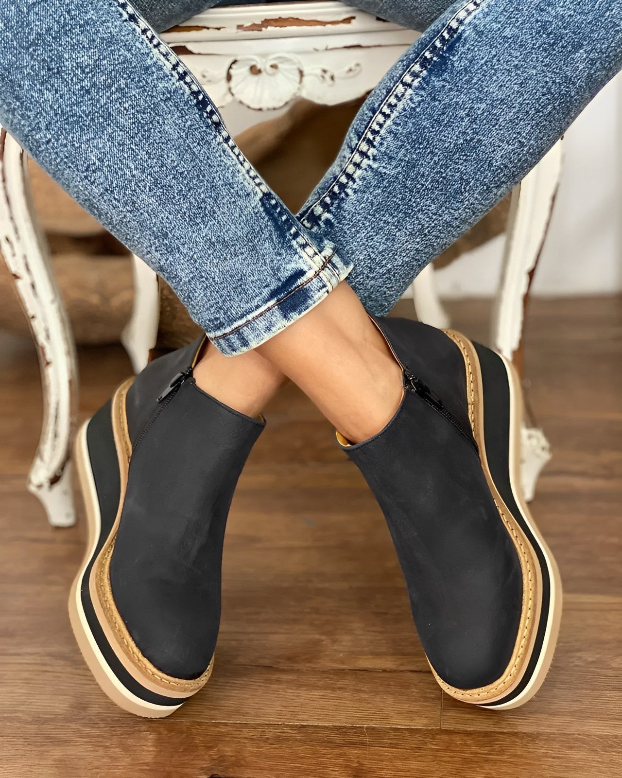 Modische Damen-Stiefel im Trendlook -  Sarah