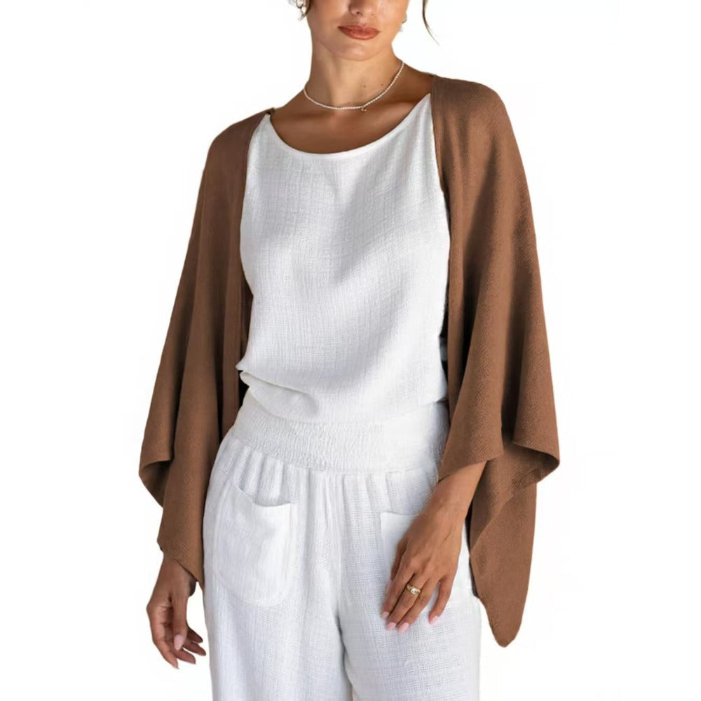 Strick-Cardigan mit Offener Front für Damen - Fatima