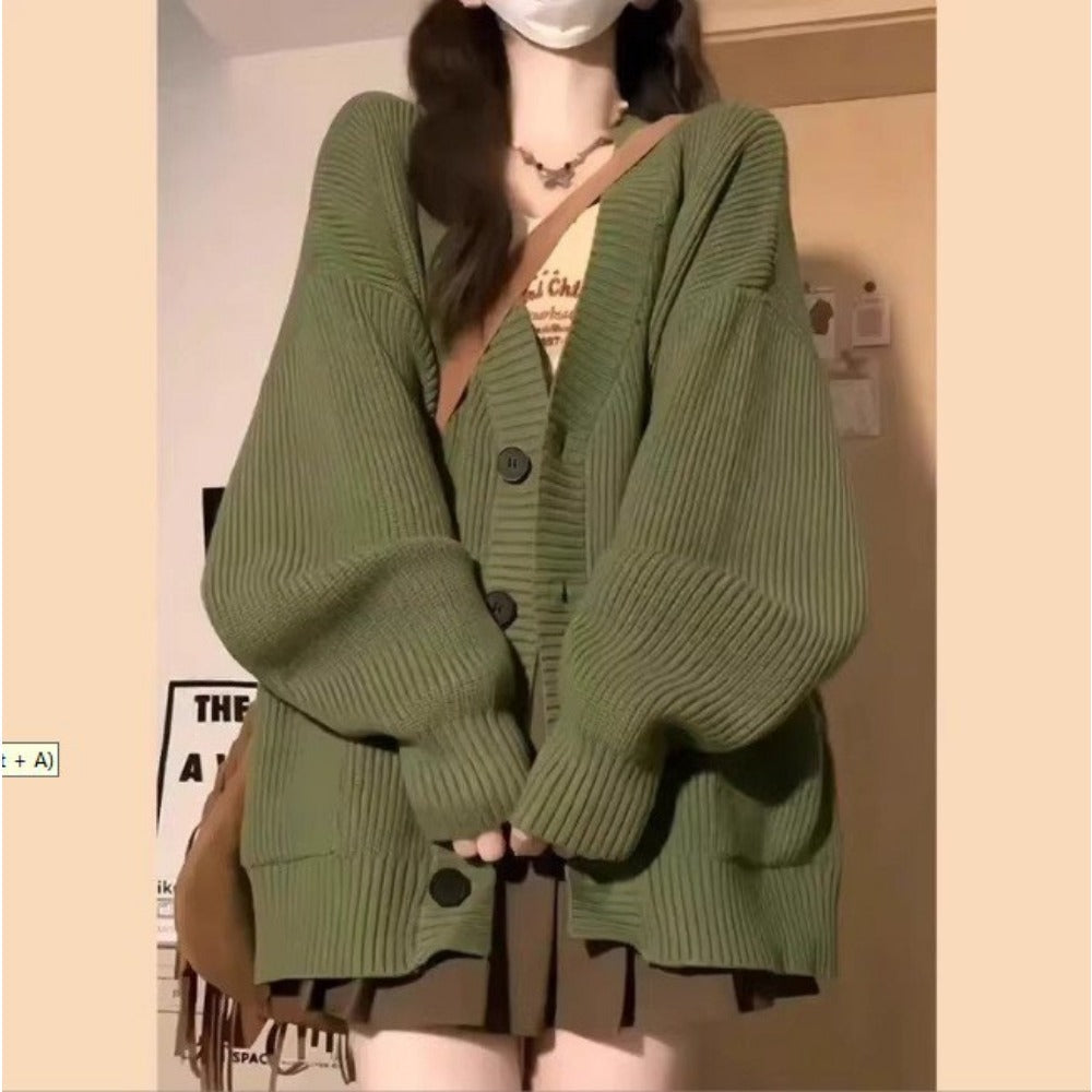 Strick-Cardigan mit Knopfleiste für Damen - Luisa