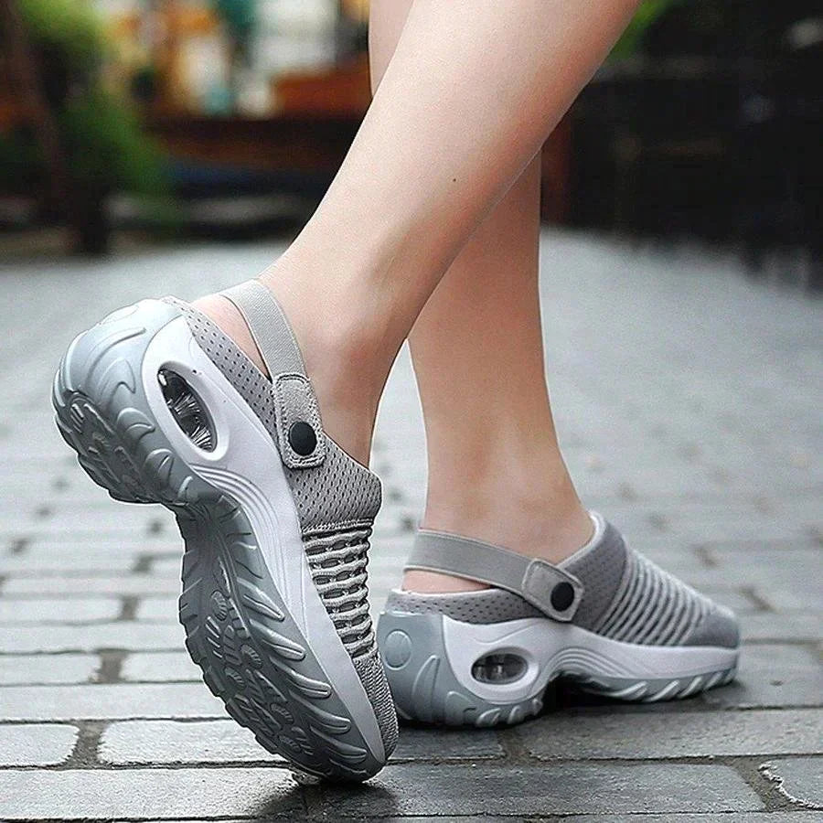 Damen Plateau Sandalen Zum Hineinschlüpfen | Gehen