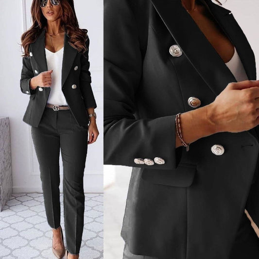 Women's Double-Breasted Suits | Slim
