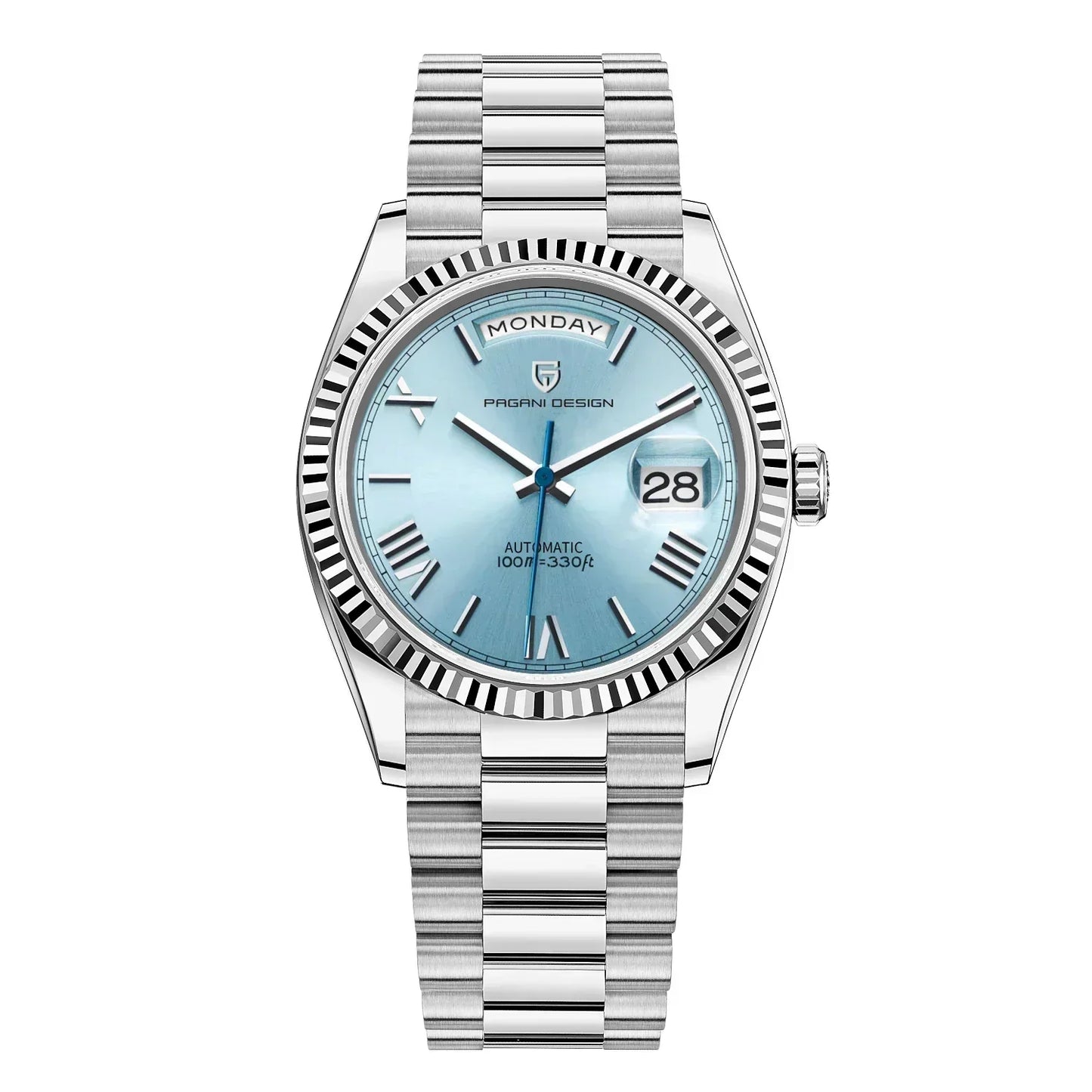 Premium Herren Automatik Uhr – Edelstahl, Selbstaufzug, Kalenderfunktion – Vielseitiger Stil für jeden Anlass