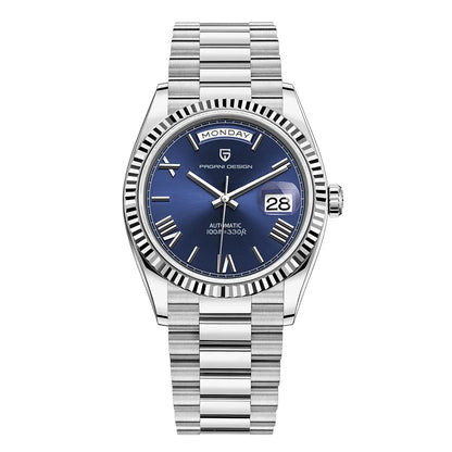 Premium Herren Automatik Uhr – Edelstahl, Selbstaufzug, Kalenderfunktion – Vielseitiger Stil für jeden Anlass