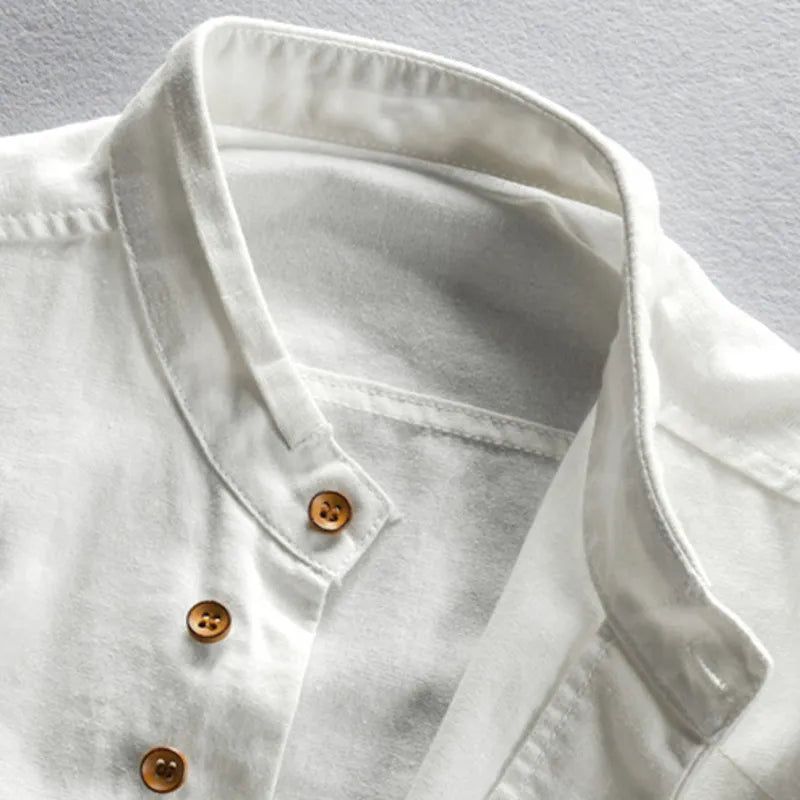 Herren Elegantes Hemd | Stehkragen