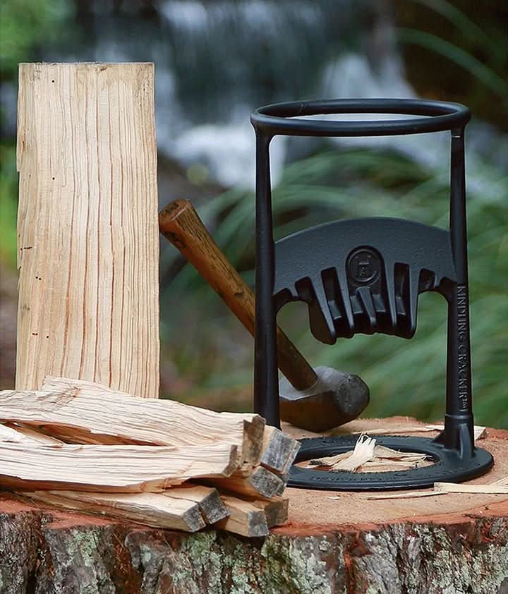 Sicherer und müheloser Holzspalter für Kamin und Außenbereich
