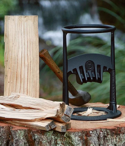 Sicherer und müheloser Holzspalter für Kamin und Außenbereich