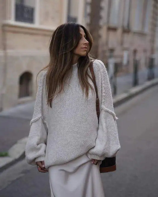Damen Strick Pullover | Oversize