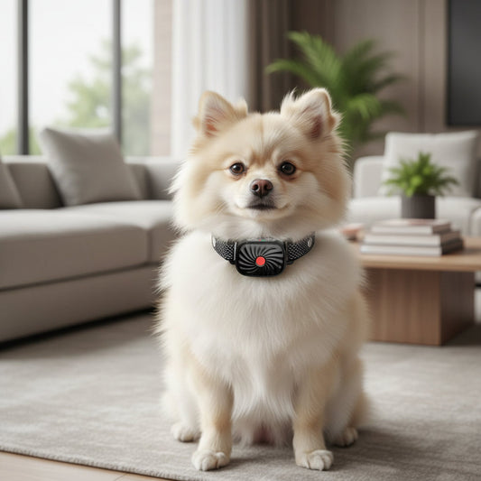 Sanfter Anti-Bell-Halsband mit Klang & Vibration für kleine Hunde