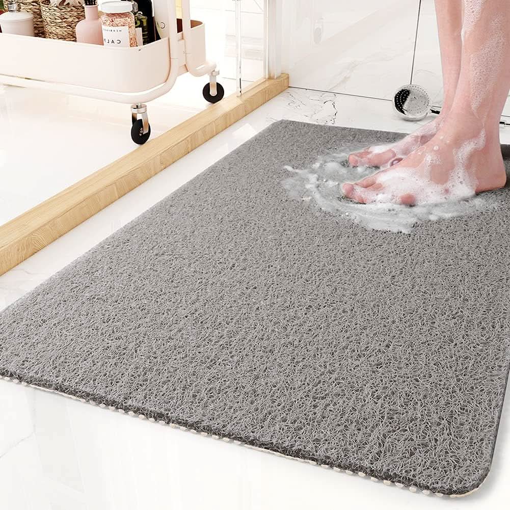 Rutschfeste Duschmatte mit Abflusssystem