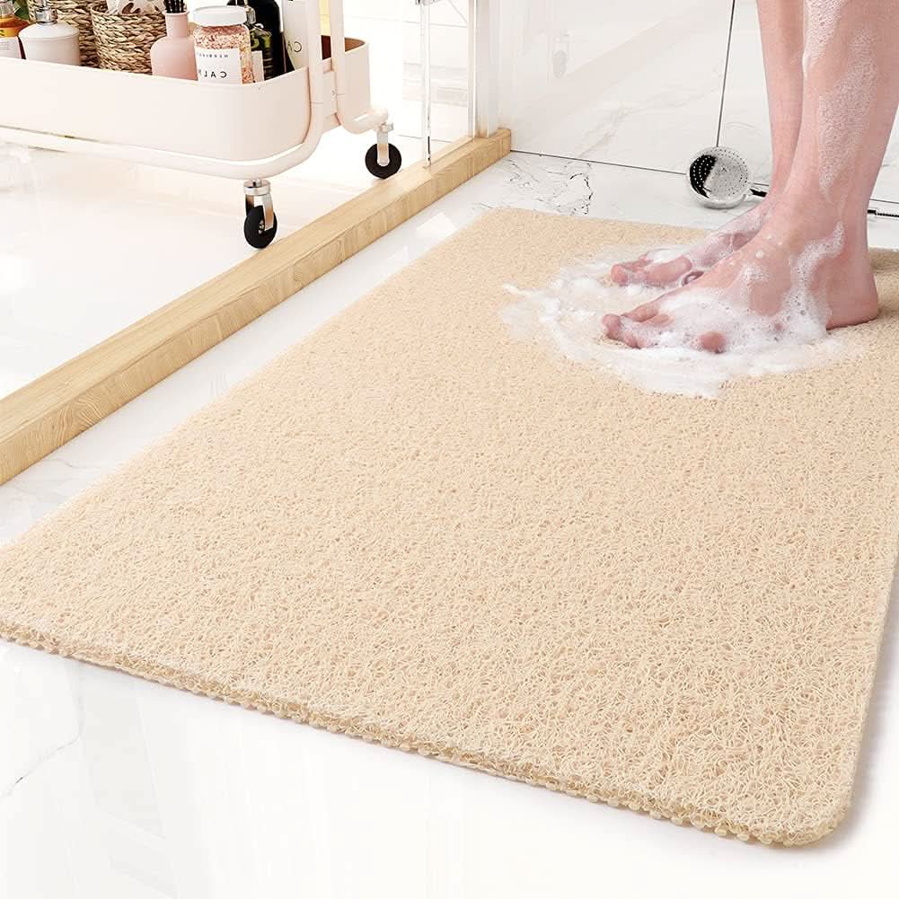 Rutschfeste Duschmatte mit Abflusssystem