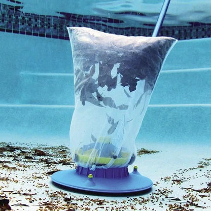 Chemiefreier Poolreiniger mit kraftvoller Saugkraft für Blätter und Schmutz