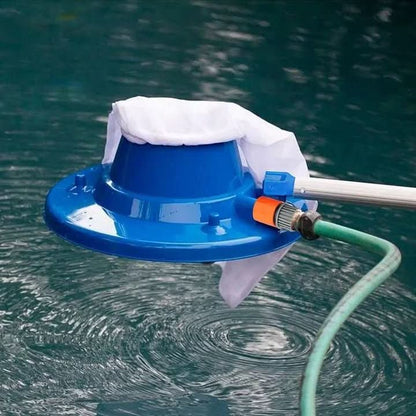 Chemiefreier Poolreiniger mit kraftvoller Saugkraft für Blätter und Schmutz