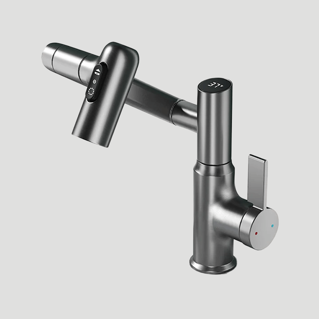 360° Intelligenter Wasserhahn mit LED-Temperaturanzeige