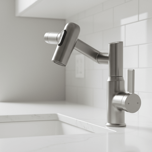 360° Intelligenter Wasserhahn mit LED-Temperaturanzeige