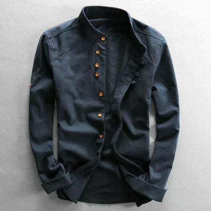 Herren Elegantes Hemd | Stehkragen