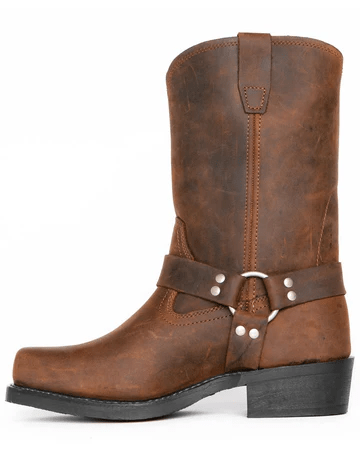 Herren Robuste Stiefel mit Geschirr und wasserdichtem Leder