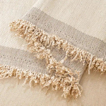 Umkehrbarer Chenille- und Baumwollsofaüberwurf – Weich und Luxuriös