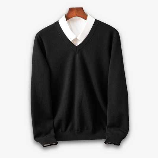 Men's V-Neck Sweater | Soft & Lightweight