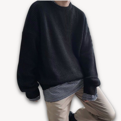 Men's Oversized Pullover Sweater | Winter