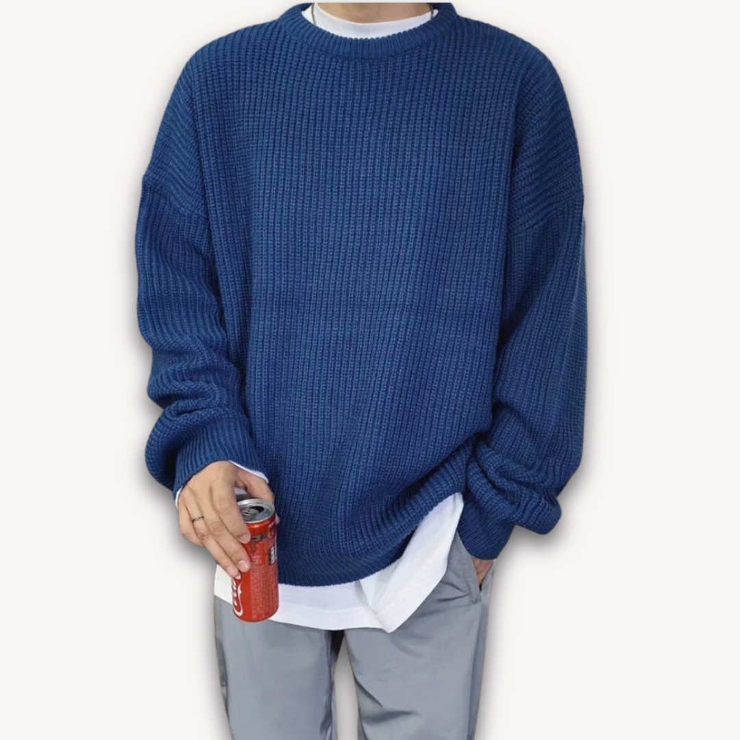 Men's Oversized Pullover Sweater | Winter