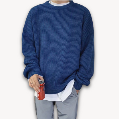 Men's Oversized Pullover Sweater | Winter