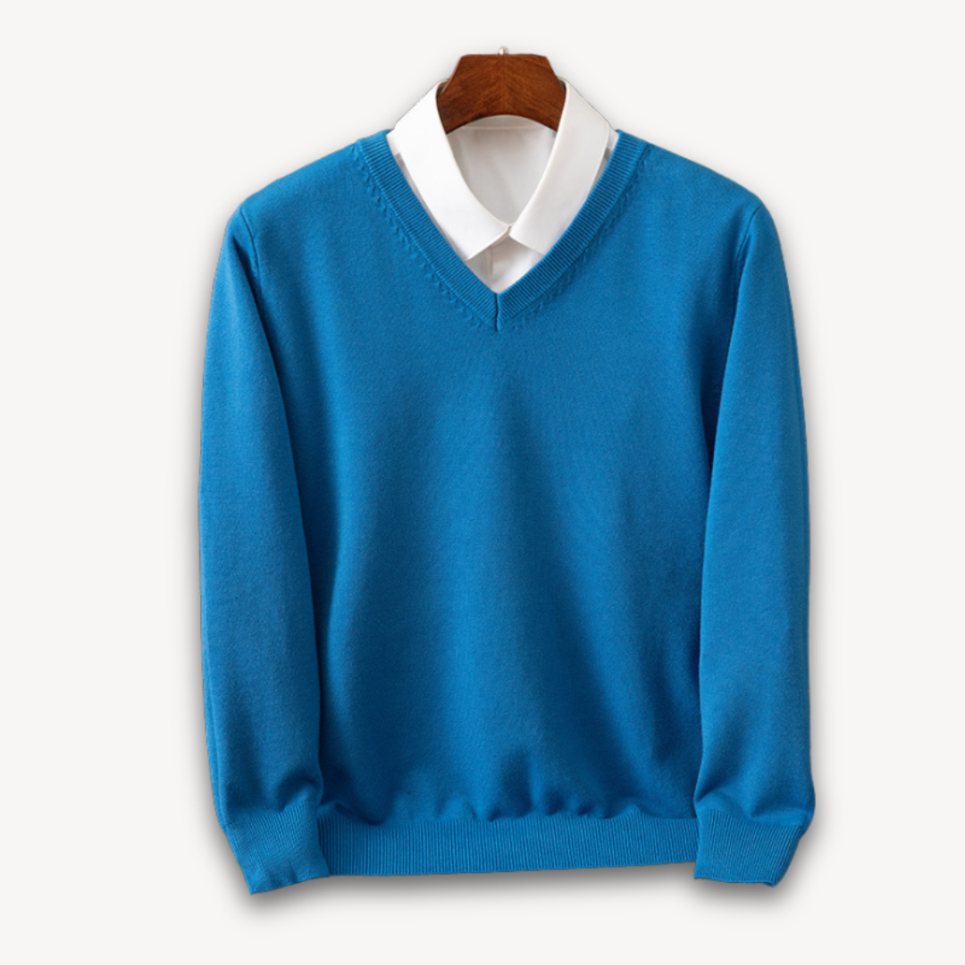 Men's V-Neck Sweater | Soft & Lightweight