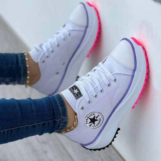 Damen Bequeme Sneakers | Flach