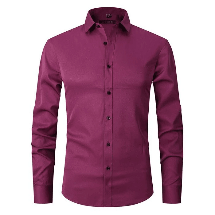 Herren Faltenfreies Hemd | Langarm