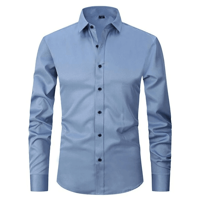 Herren Faltenfreies Hemd | Langarm