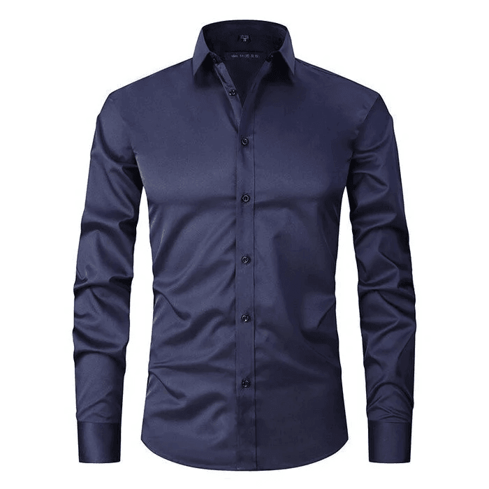 Herren Faltenfreies Hemd | Langarm