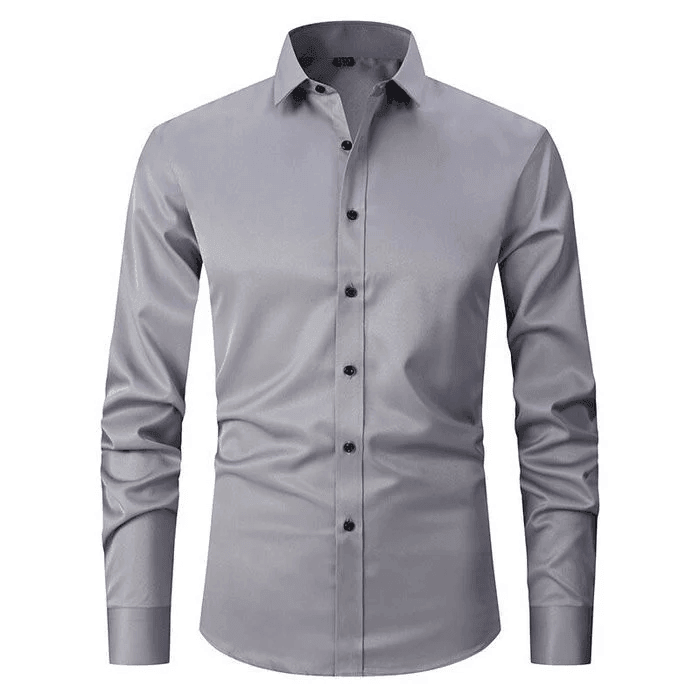 Herren Faltenfreies Hemd | Langarm