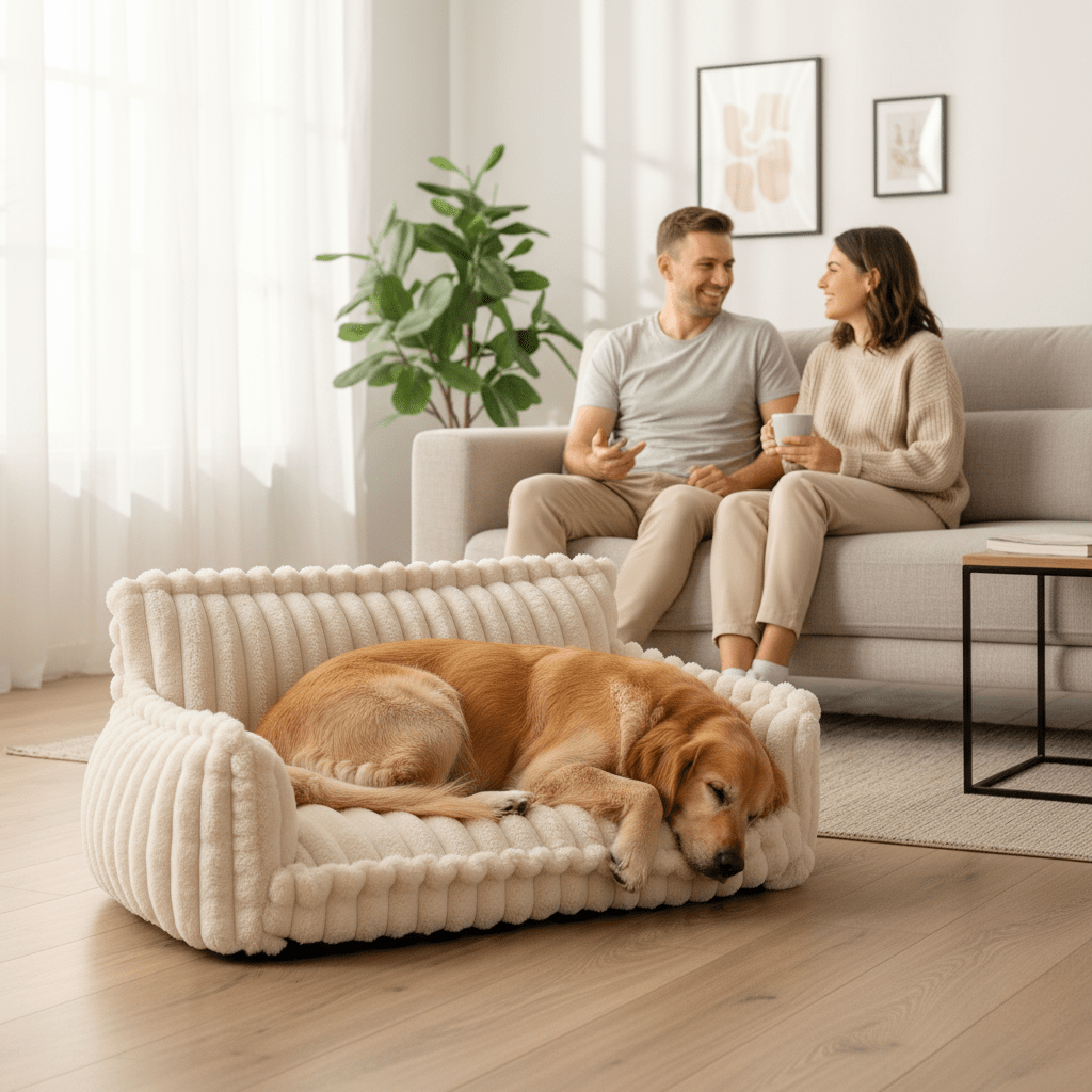 Weiches & Waschbares Orthopädisches Hundesofa für Haustiere