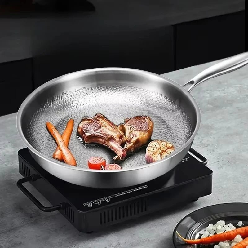 Titan-Hammered Antihaft-Bratpfanne für Induktionskochfelder und moderne Küchen