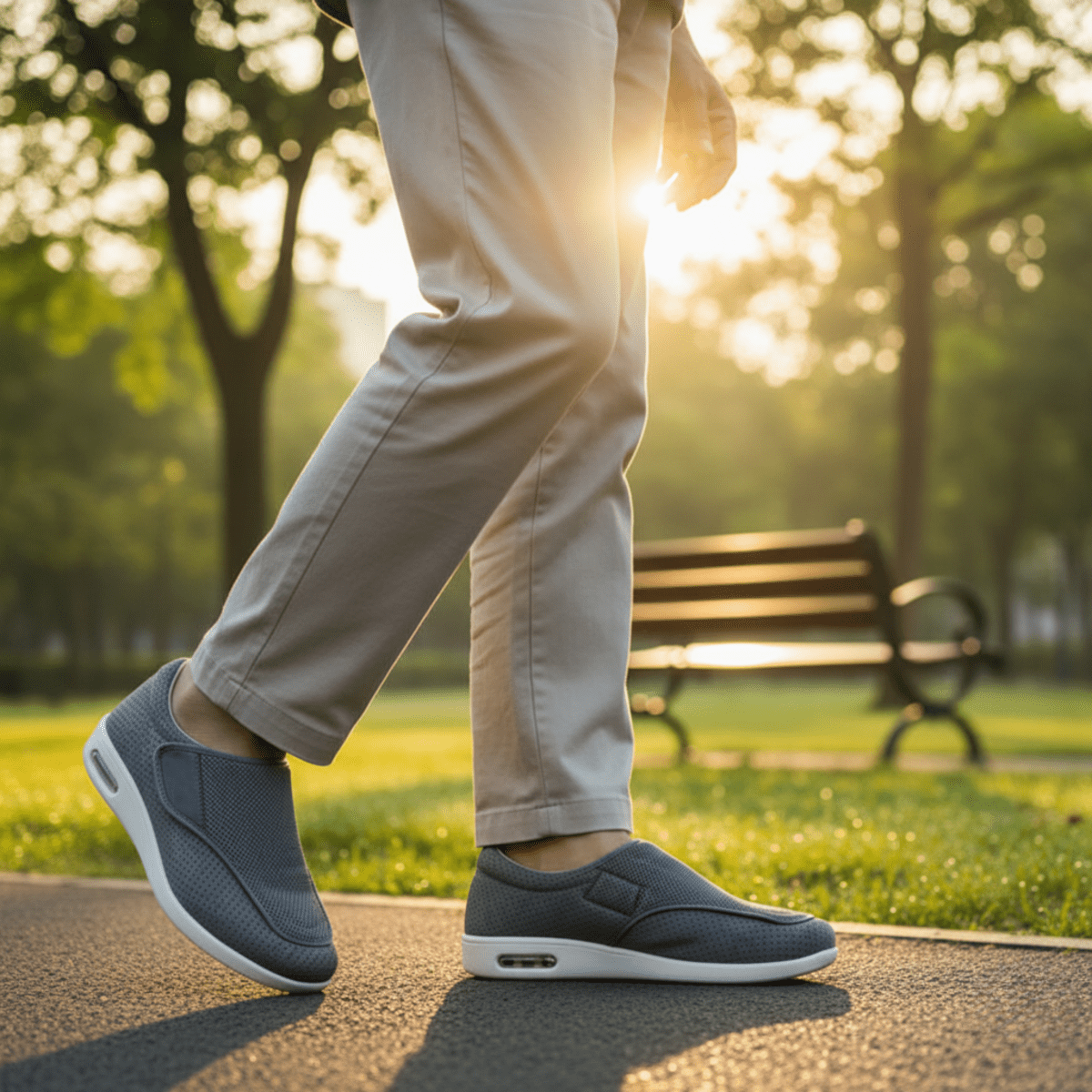 Diabetiker Schuhe mit Memory Foam und Zero-Drop Design