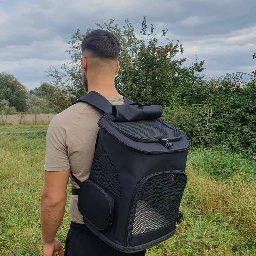 Bequemer Katzen-Rucksack mit Sichtfenster