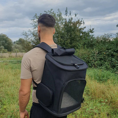 Bequemer Katzen-Rucksack mit Sichtfenster