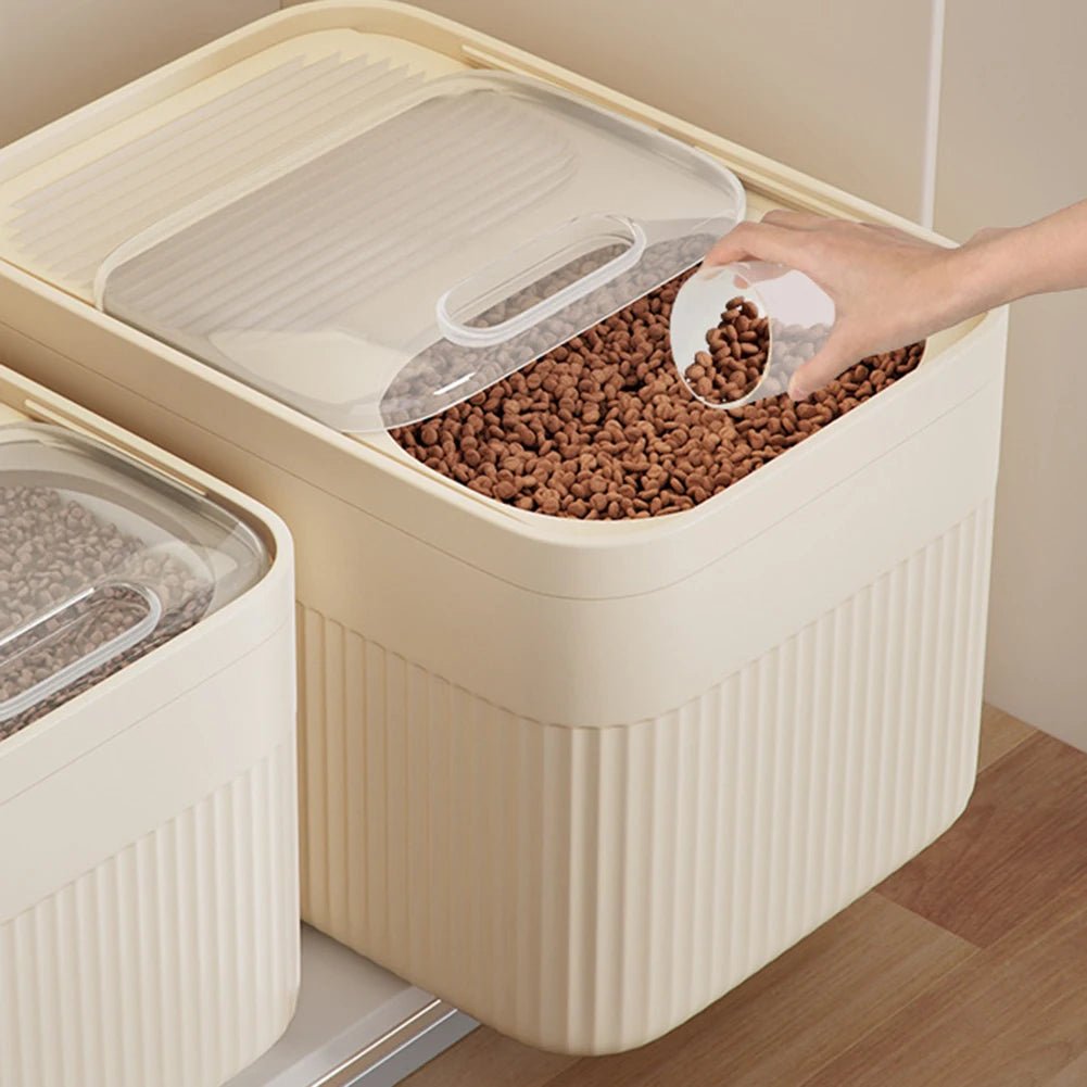 Luftdichte Aufbewahrungsbox für Haustierfutter