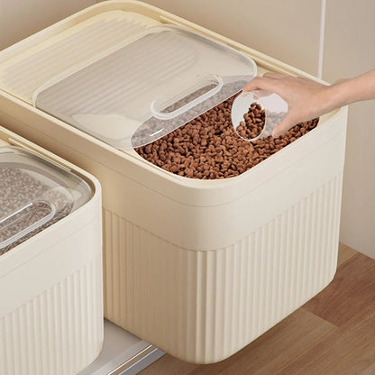 Luftdichte Aufbewahrungsbox für Haustierfutter