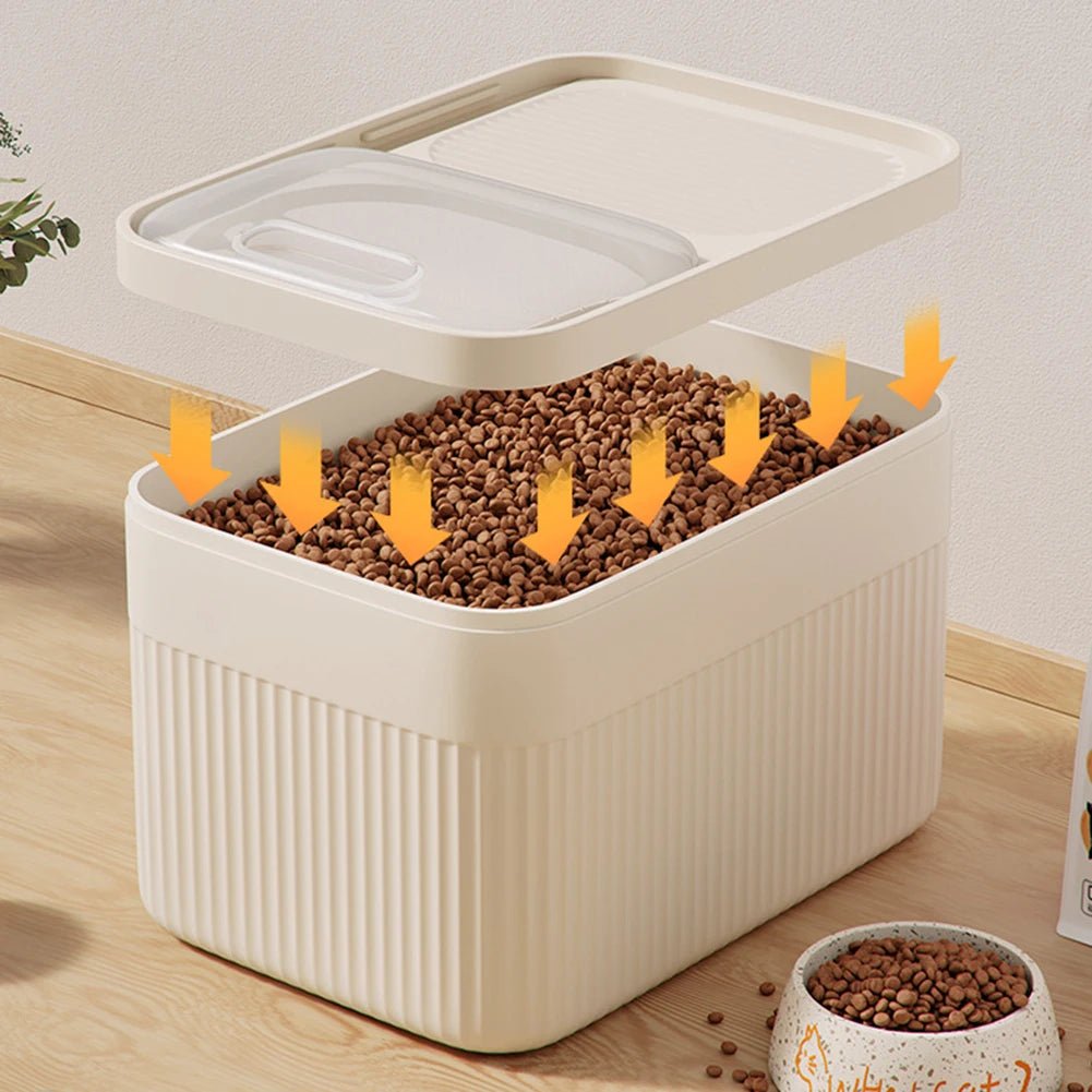 Luftdichte Aufbewahrungsbox für Haustierfutter