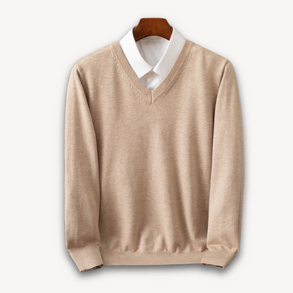 Men's V-Neck Sweater | Soft & Lightweight